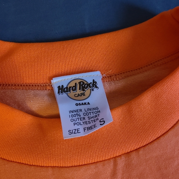 Rare Vintage 90s Hard Rock Cafe - Osaka (Japan) SAVE THE PLANET Print T-Shirt - Picture 4 of 4